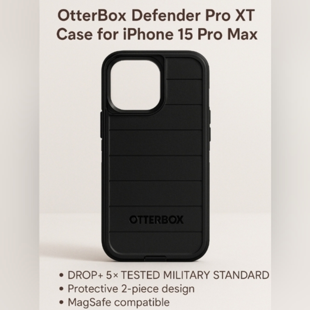 New OtterBox Defender Pro XT Case – iPhone 15 Pro Max | New in Box